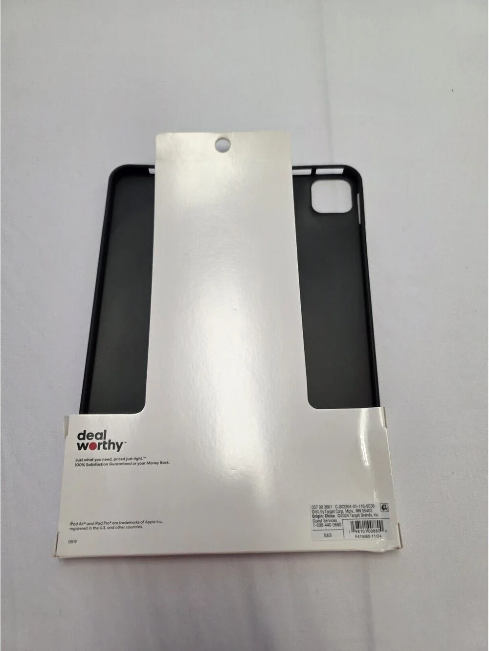 Tablet Case For 10.9 IPad Air & iPad Pro 11 Pre 2024 New Black